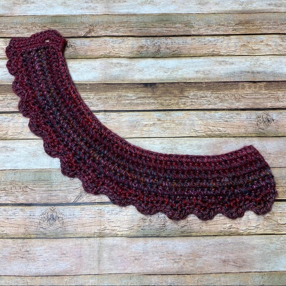 Scarf Handmade Button Knit Collar - Picture 5 of 8